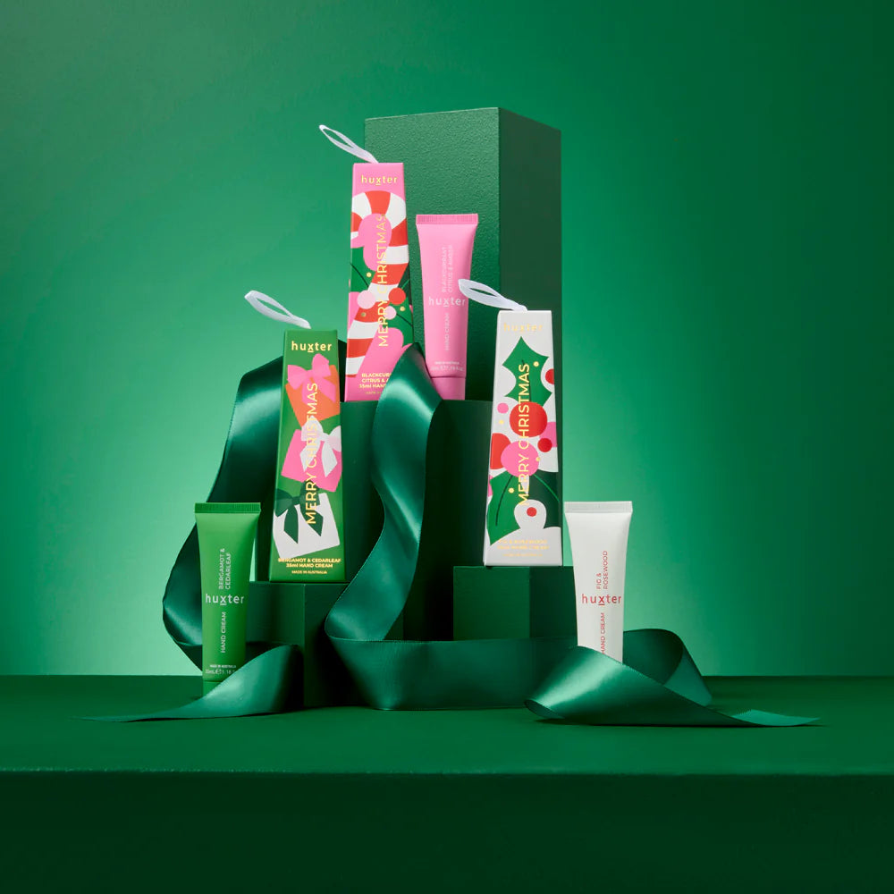 Huxter II Hanging II Hand Cream 35ml – Bergamot & Cedarleaf – Xmas Flowers Collection