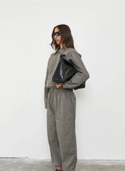 Pinky&Kamal II UTILITY Barrel Pant - ash