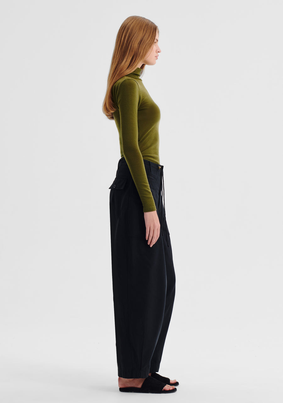 Morrison II MORRI Merino High Neck - avocado