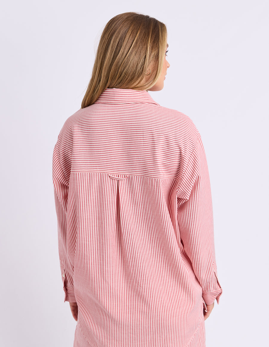 Foxwood II ECHO Stripe Shirt - red stripe