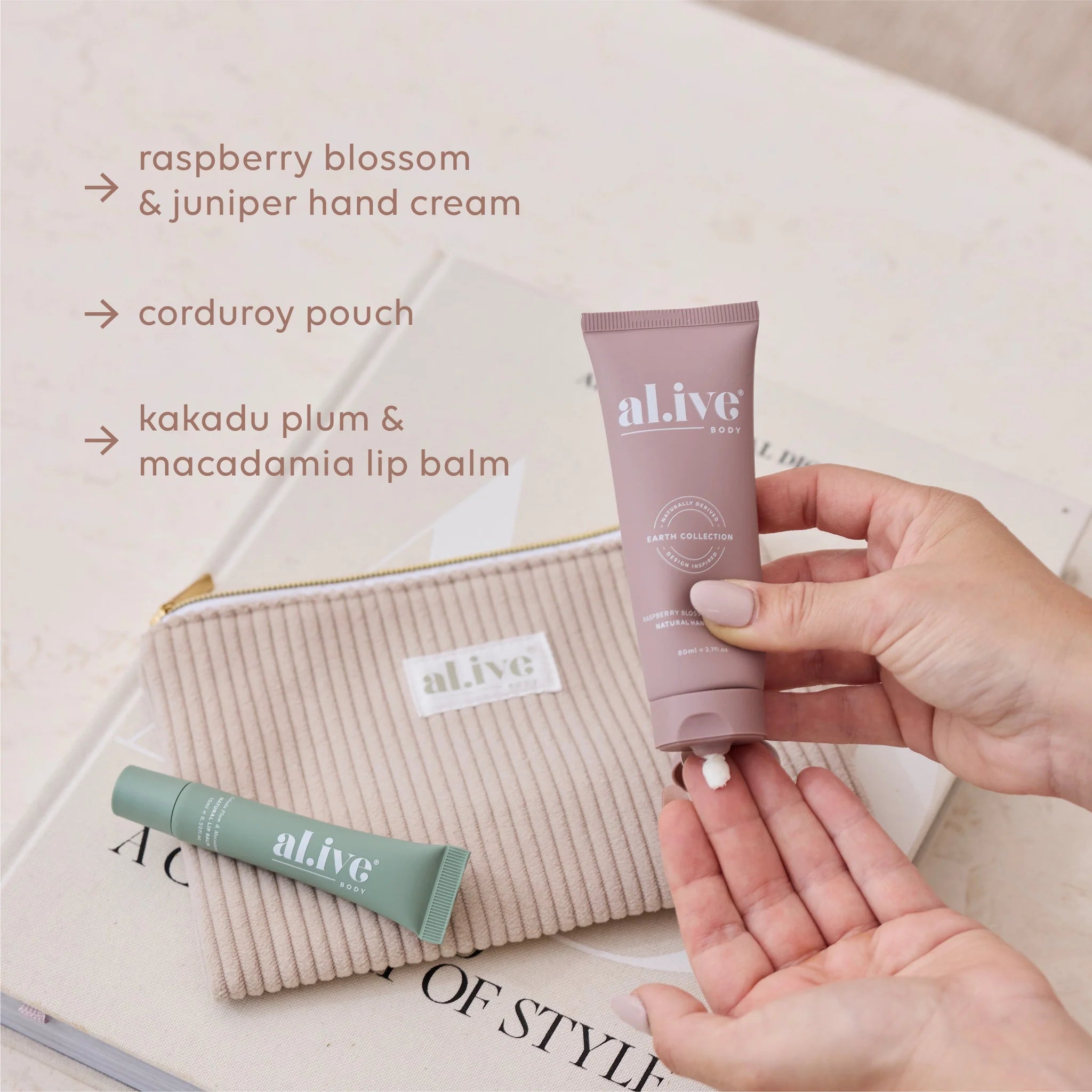 Al.ive II Hand & Lip Gift Set - A Moment To Bloom