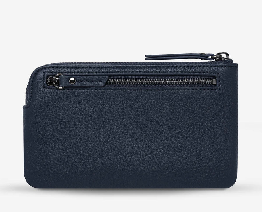 Status Anxiety II SMOKE and MIRRORS wallet - midnight blue