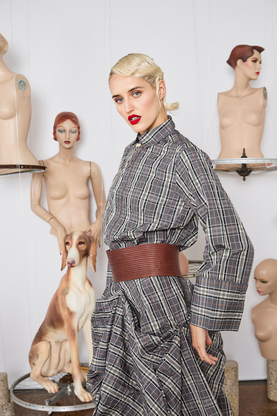 M.A Dainty II CHUTE - Red Check