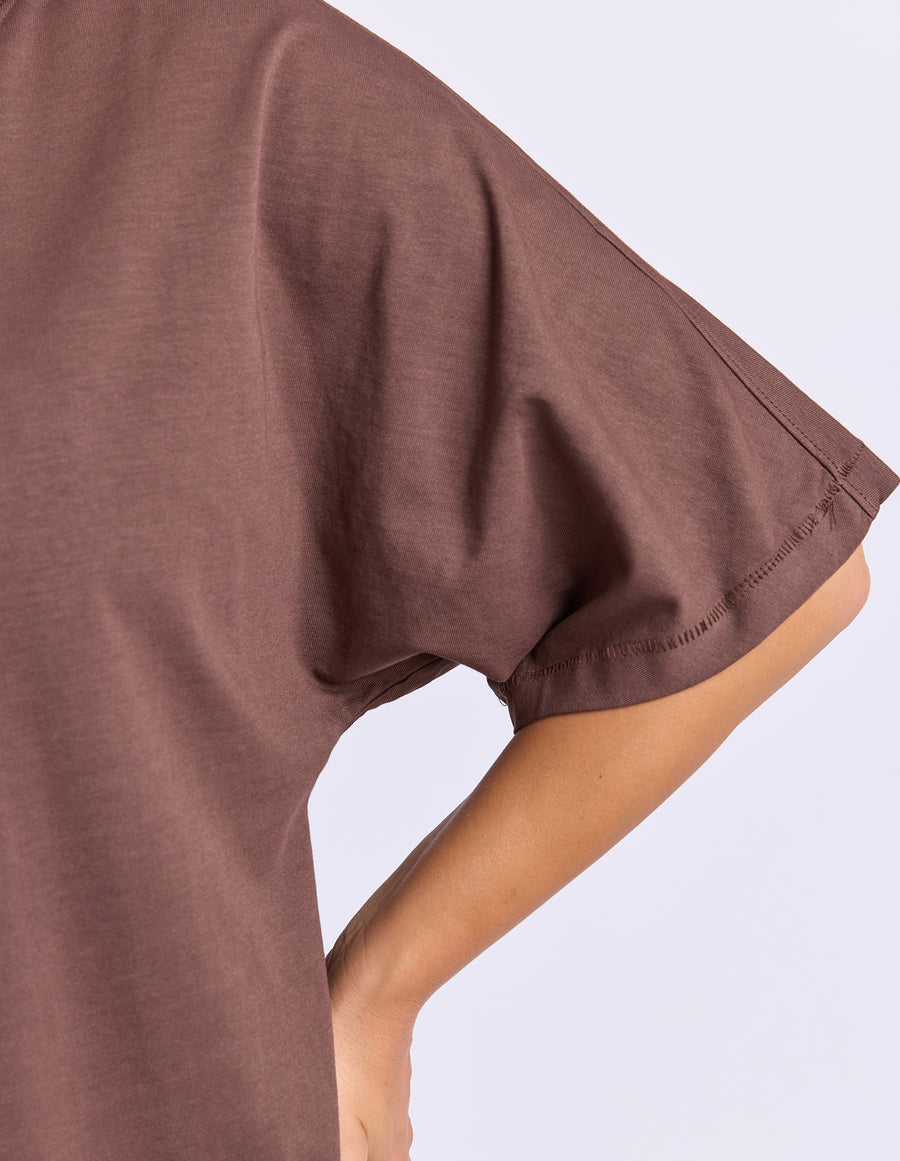 Foxwood STILLWATER Tee - choc