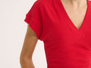 Kelly V Tee - Red