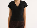 Kelly V Tee - Black