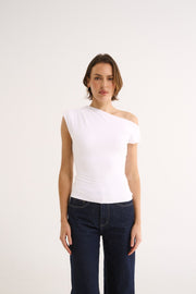 Primi II VALENTINA OFF SHOULDER TOP - White
