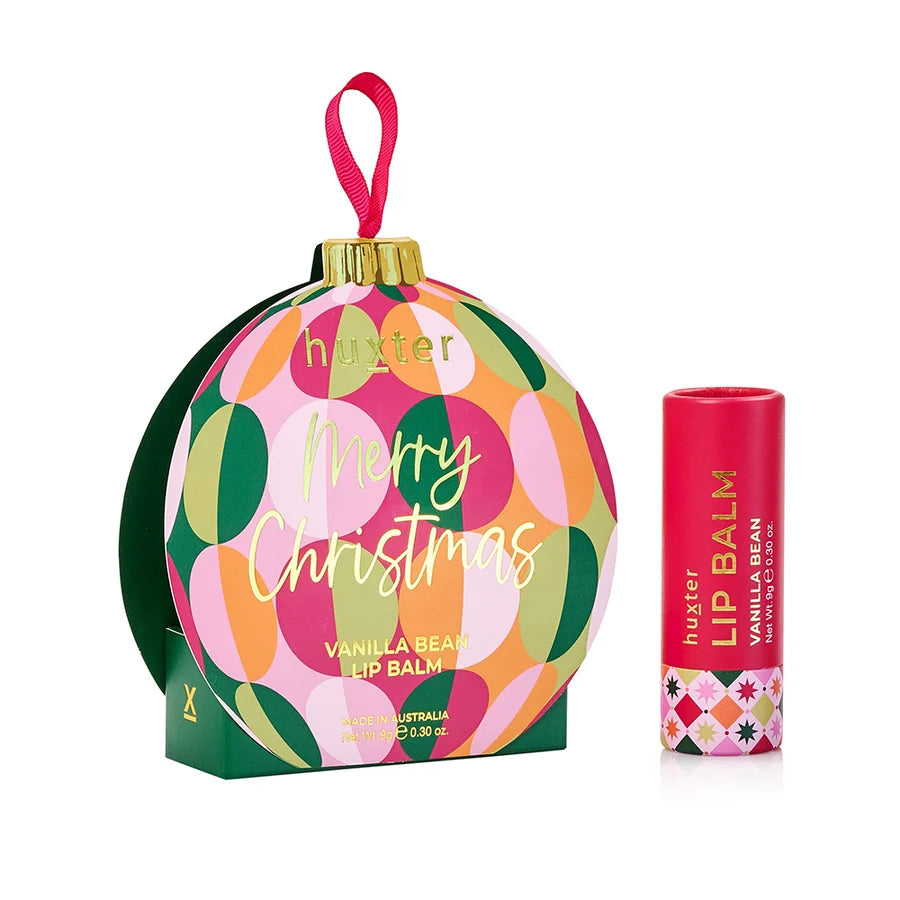Huxter II LIP Balm - Green/Circles - Vanilla Bean