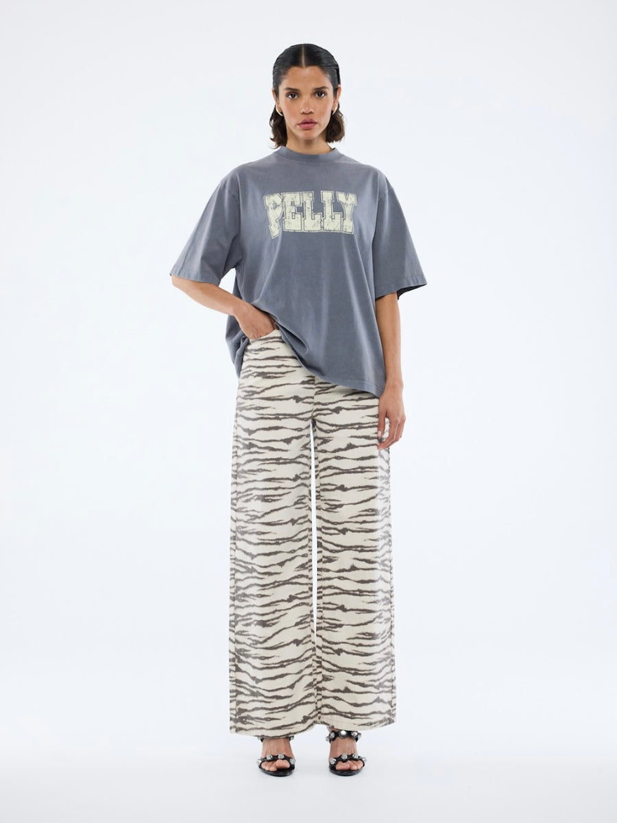 ENA Pelly II PELLY WORLD Tee - washed grey