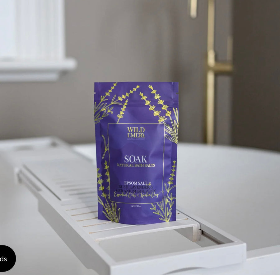WILD EMERY II SOAK Natural Bath Salts