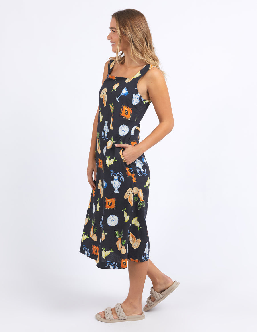 Foxwood Clothing II ITALIAN Summer Dress - summer print