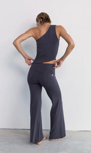 PINKY & KAMAL II YIN full length Flares - slate