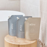 Al.ive II HYDRATING Hair Shampoo & Conditioner & Wash TRIO