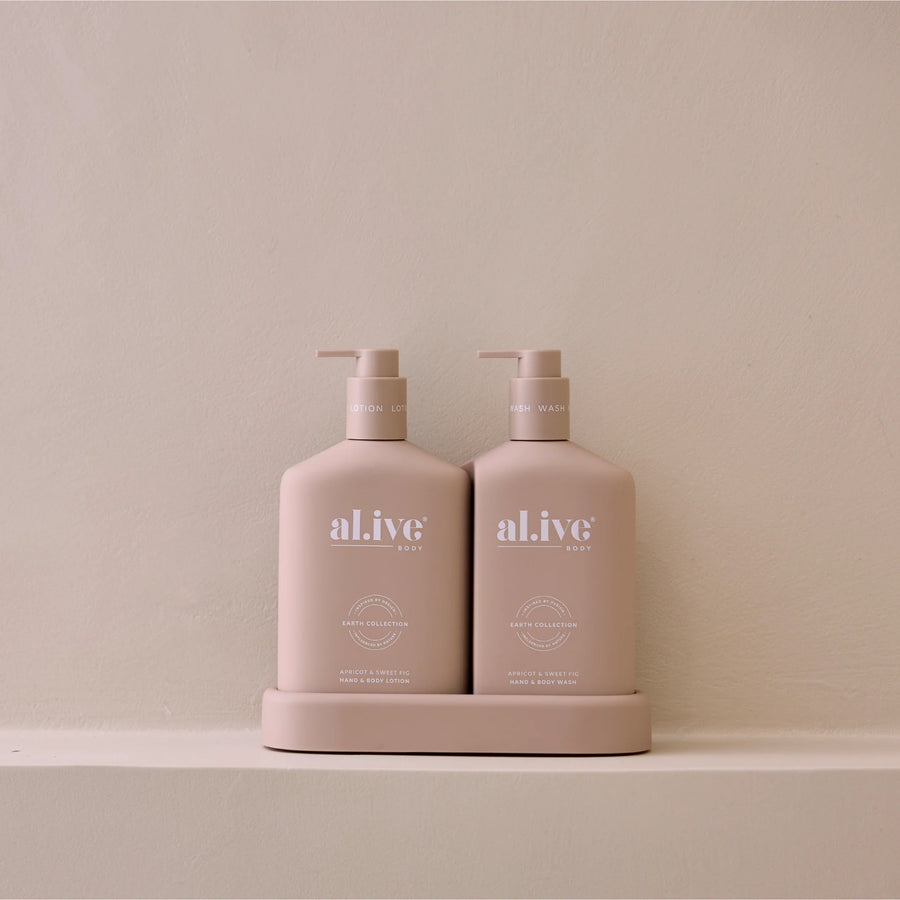 AL.IVE II WASH & LOTION DUO - Apricot & Sweet Fig