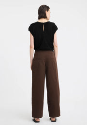 Morrison II AURORA SILK TOP - Black