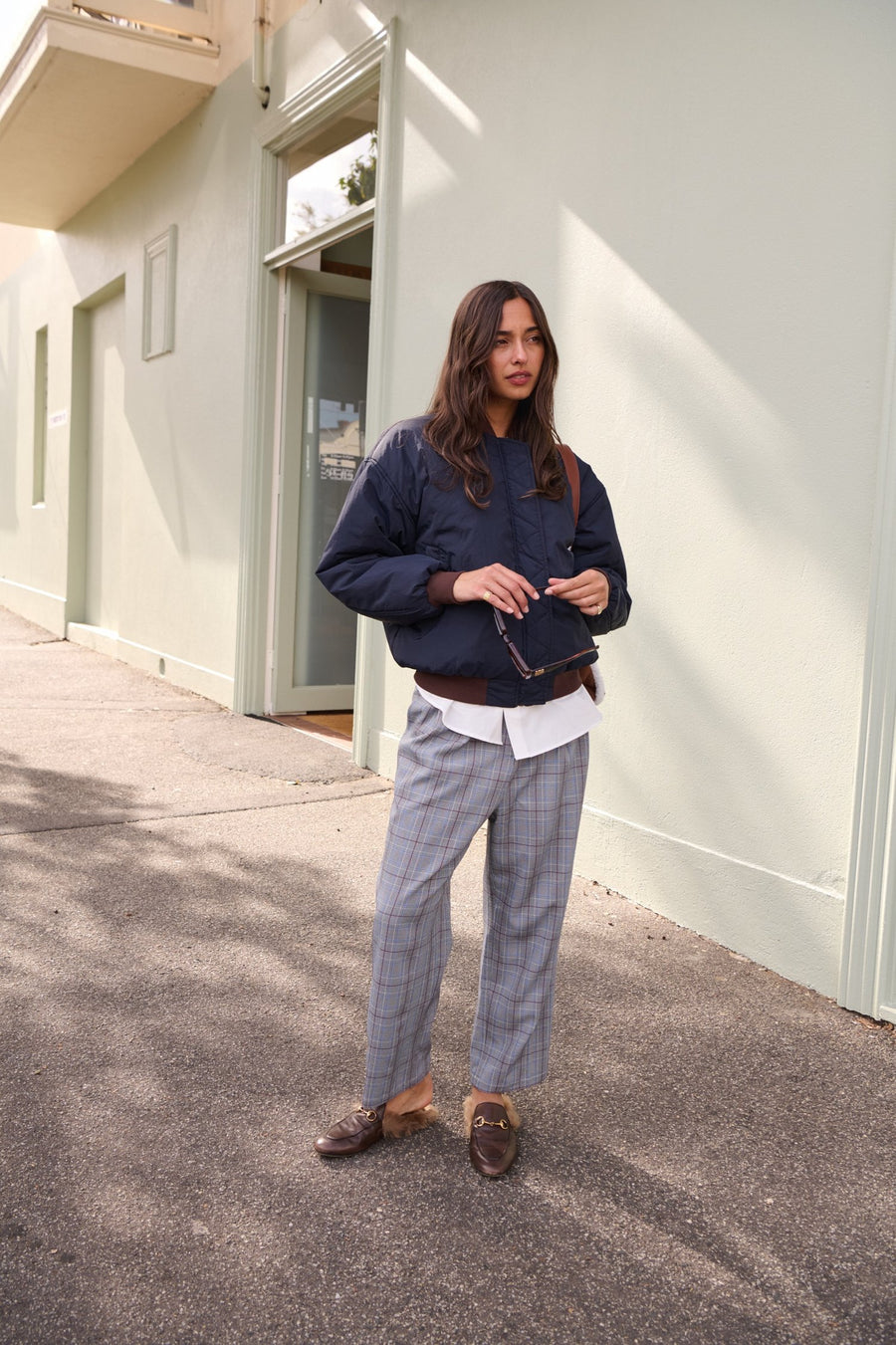 Barry Made II SAVANNAH Reversible Bomber - Navy/Choc