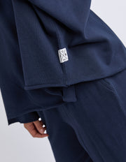 Elm Lifestyle II GAB L/S Sweat - Navy