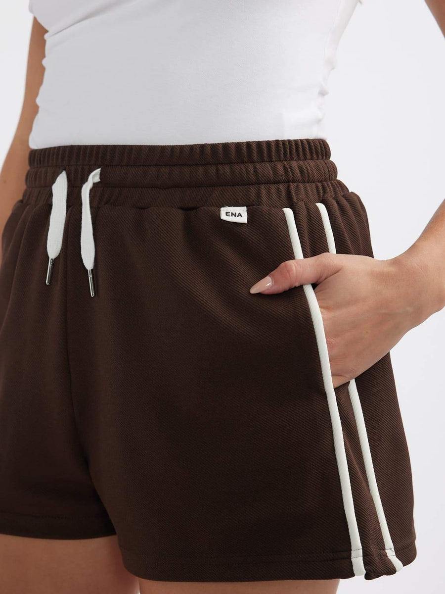 ENA Pelly II PALOMA Stripe Short - Mocha