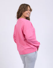 Elm Lifestyle II SOPHIA Fleece Crew - geranium pink