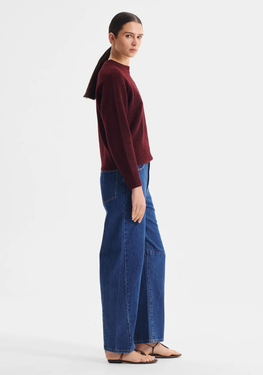 Morrison II SOLENE Knit Pullover - eggplant