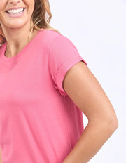 Foxwood II MANLY Tee - Hot pink