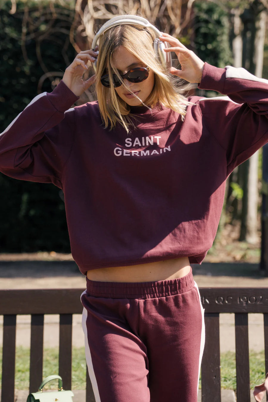 ARAMINTA JAMES II SAINT Germain Knit sweatshirt - Red Wine
