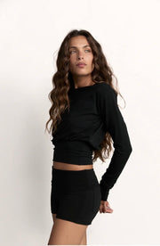 Pinky & Kamal II CONTOUR LONG SLEEVE - Black