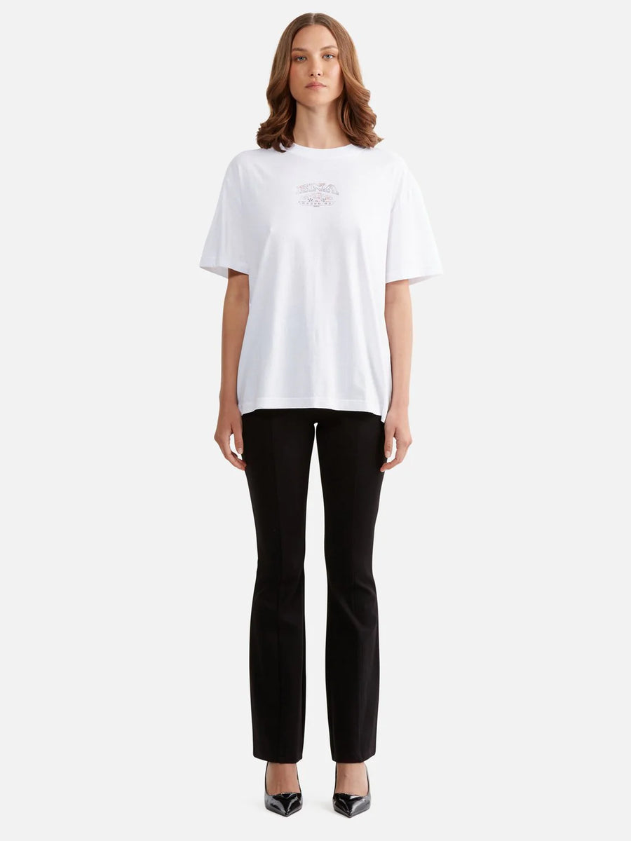 ENA Pelly II LUNA Oversized Tee Racer - White