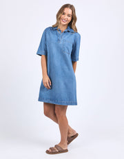 FOXWOOD II MONTE Shirt Dress - Mid Blue