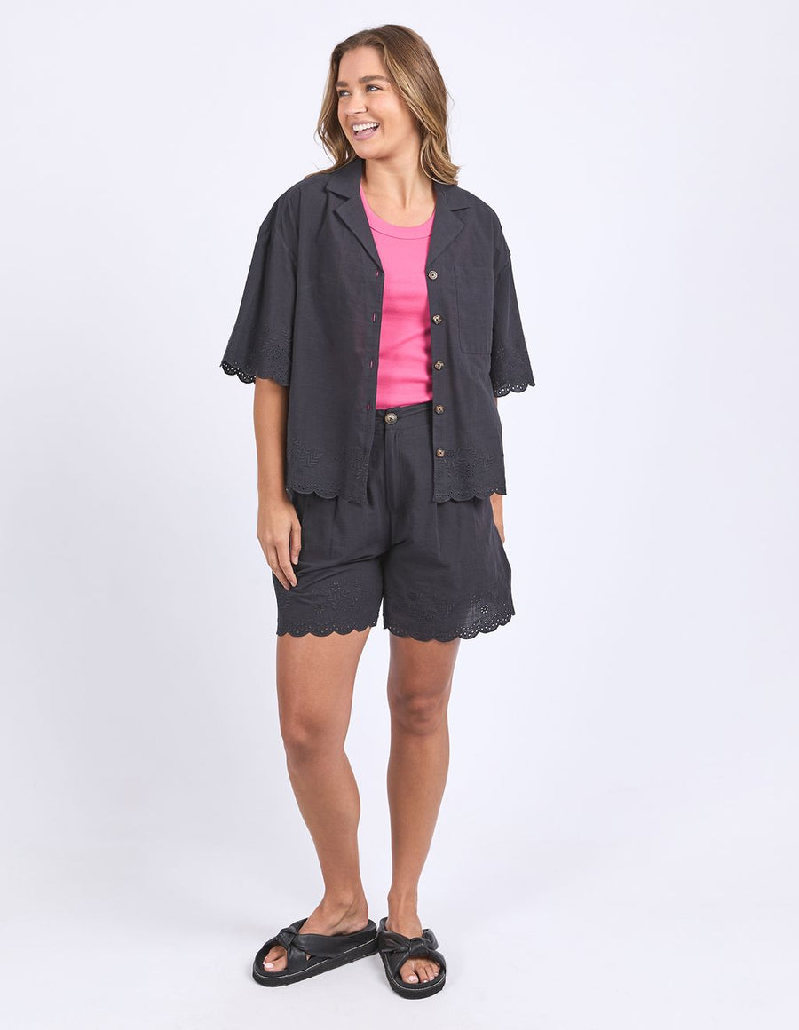 FOXWOOD II Madeleine Shirt - black