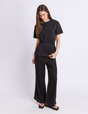 Foxwood II TIED TEE - Black
