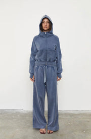 Pinky & Kamal II ACID WASH TRACK PANT - Sky