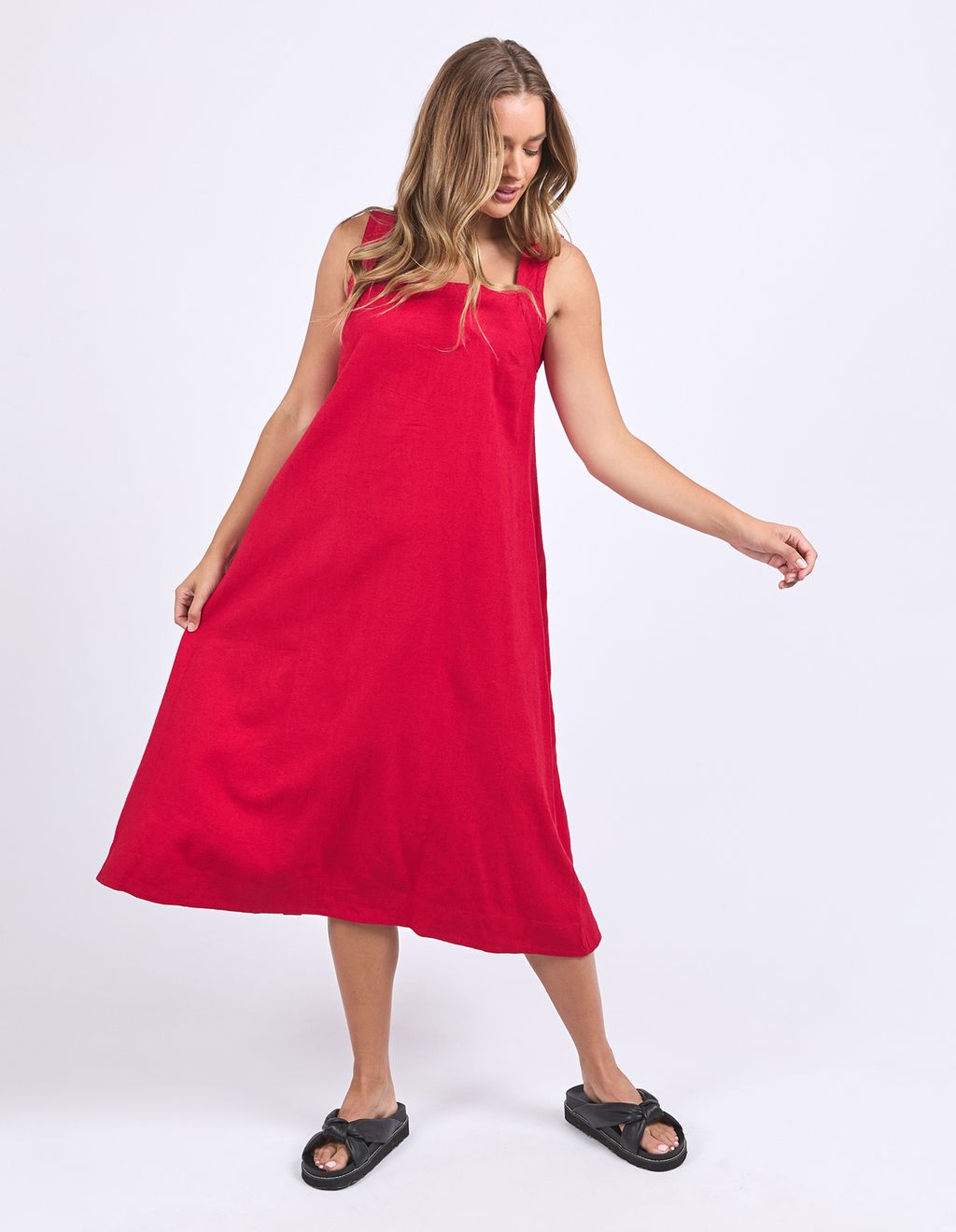 FOXWOOD II LOURDES Dress - Crimson