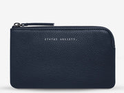 Status Anxiety II SMOKE and MIRRORS wallet - midnight blue