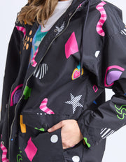 Elm II LICORICE GALAXY RAIN COAT - blue119.95