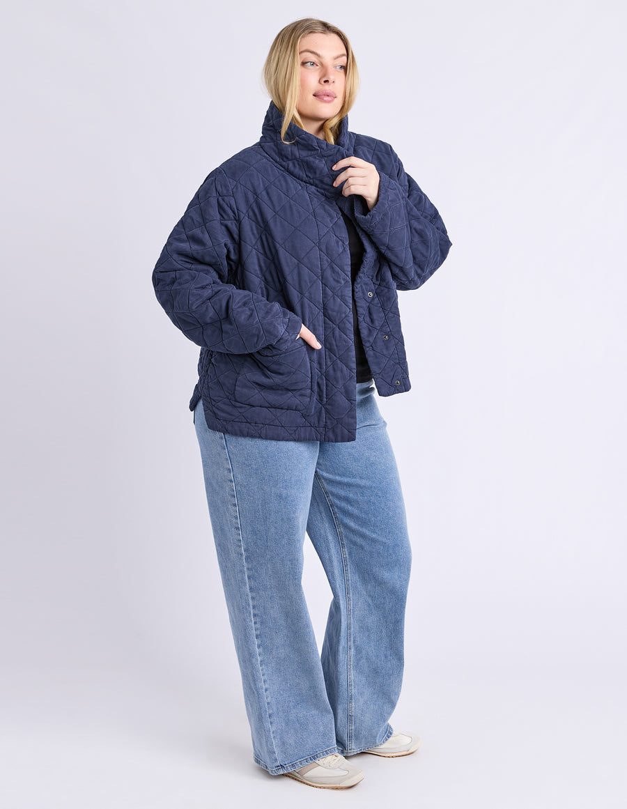 Elm Lifestyle II AURORA Quilted Jacket - navy
