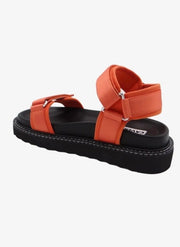 CAVERLEY II RONI Sandal Satin - Flame Red Satin