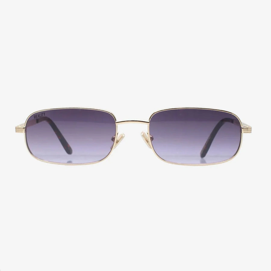 REALITY II FUTURE SOUND Sunglasses - Gold Smoke