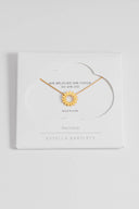 Modern Floral Necklace - Gold