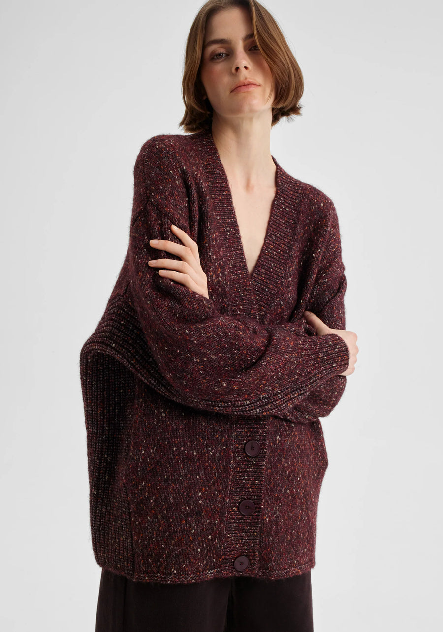 Morrison II ZOE Knit Cardigan - boysenberry