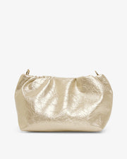 Elms & King II MONTY Crossbody bag - Light Gold Crinkle