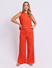 Foxwood II VENTO Pant - grenadine (orange/red)