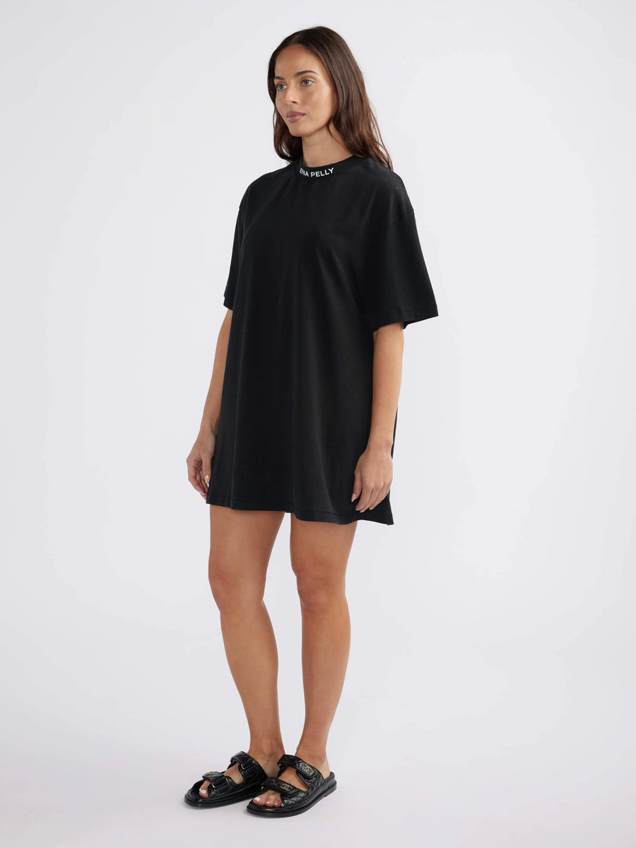 ENA Pelly II CASSIE Tee Dress - Washed Black