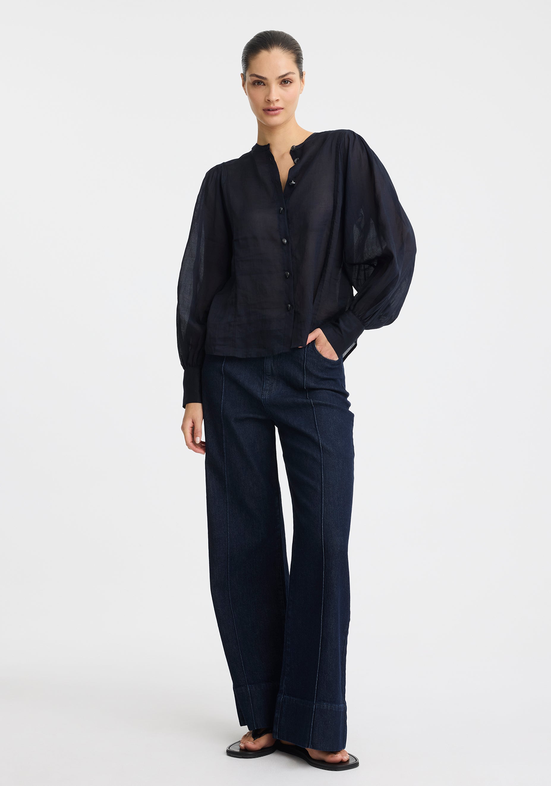 Morrison HEWITT BLOUSE SHIRT - Indigo