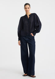 Morrison HEWITT BLOUSE SHIRT - Indigo