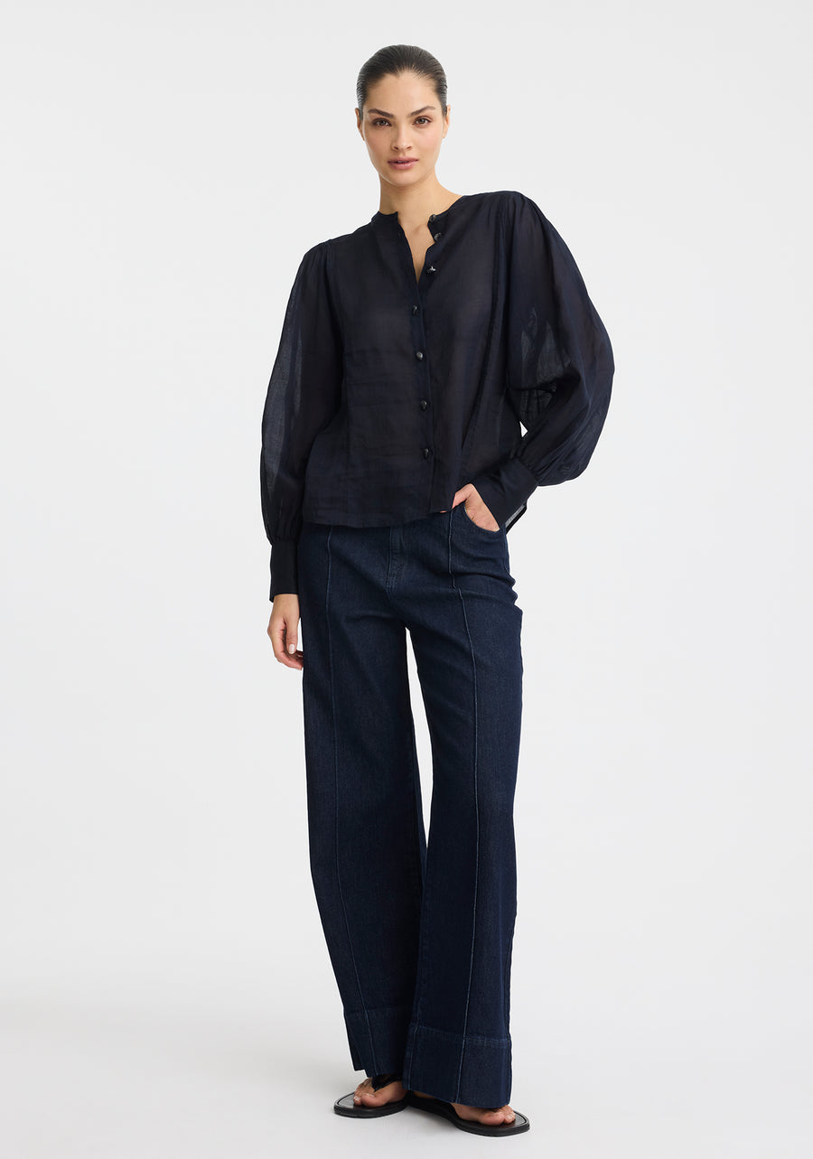 Morrison HEWITT BLOUSE SHIRT - Indigo