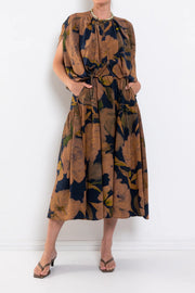 M.A Dainty II NOODLES Silk Jacket - blue floral