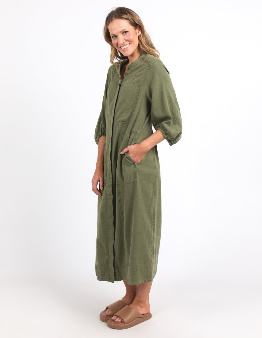 Elm Lifestyle II MILA Utility Dress - Clover