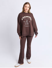 Foxwood II BANDANA CREW - Coffee