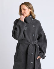 Elm Lifestyle II CAROLINE Coat - charcoal grey